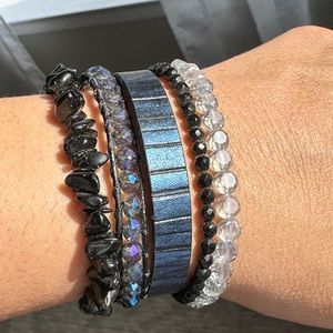 Blue Victoria Emerson Cuffed Bracelet